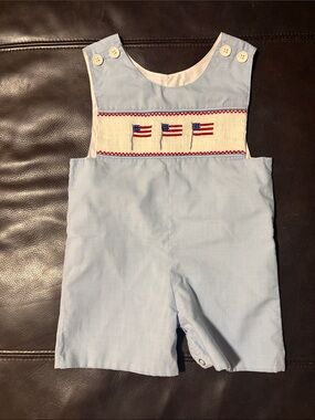 Mom & Me American Flag Shortall for Boys